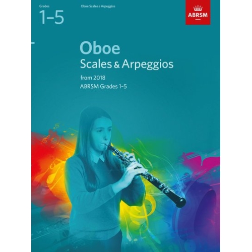 ABRSM Grades 1-5 Oboe Scales & Arpeggios from 2018