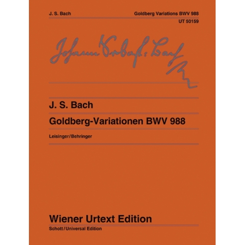 Bach, J.S - Goldberg Variations BWV 988