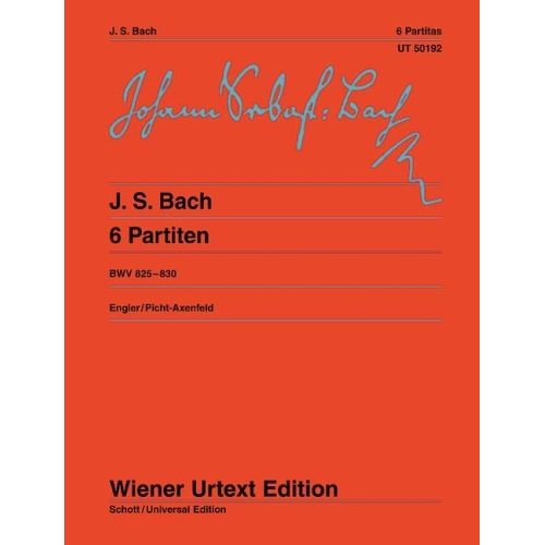 Bach, J.S - Six Partitas BWV 825-830