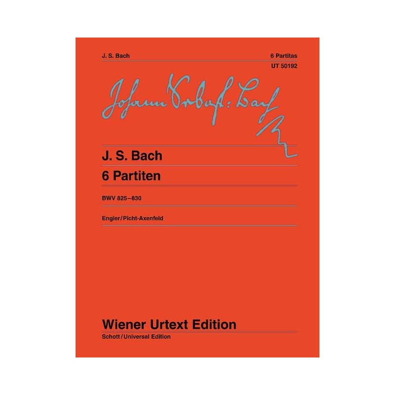 Bach, J.S - Six Partitas BWV 825-830 