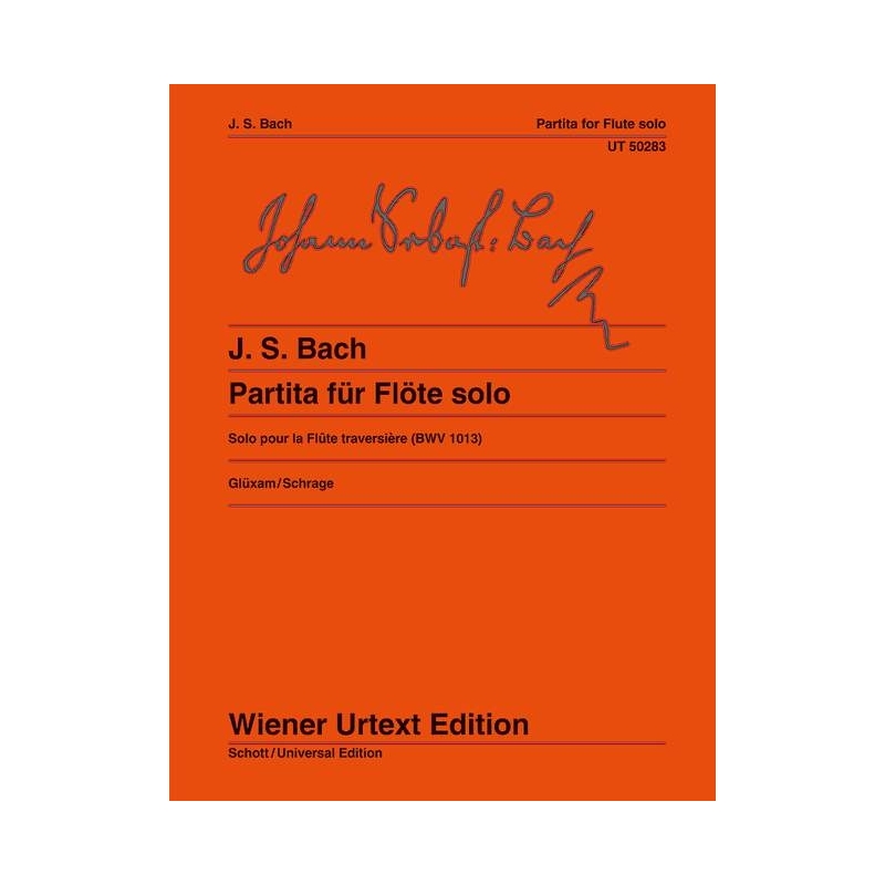 Bach, J.S - Partita A minor for flute solo BWV 1013 