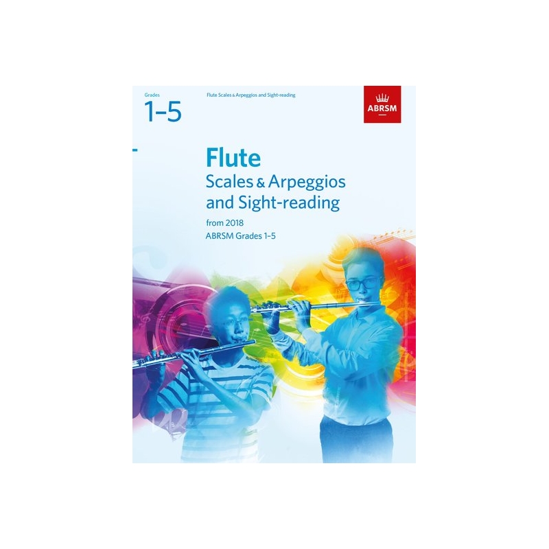 ABRSM Grades 1-5 Flute Scales & Arpeggios and Sight-Reading from 2018