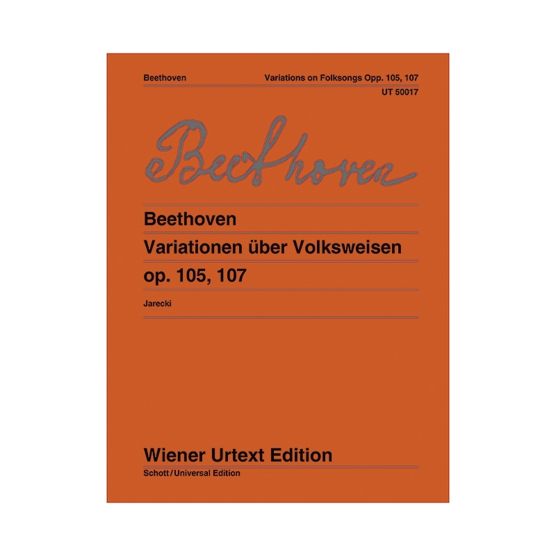 Beethoven, Ludwig van - Variations on Folk Songs op. 105 + 107 