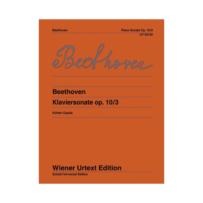 Beethoven, Ludwig van - Piano Sonata D Major op. 10/3