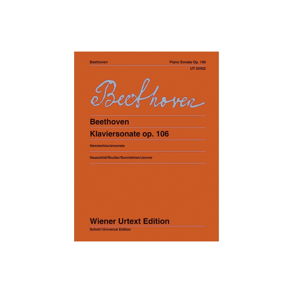 Beethoven, Ludwig van - Piano Sonata in B flat major op. 106 