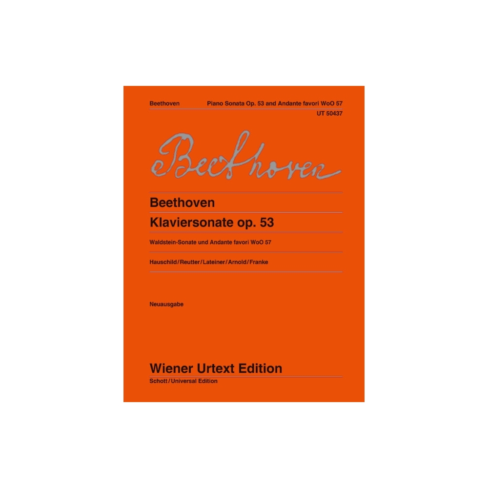 Beethoven, Ludwig van - Klaviersonate (Waldstein-Sonate) und Andante favori op. 53 WoO 57 