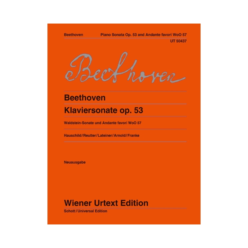 Beethoven, Ludwig van - Klaviersonate (Waldstein-Sonate) und Andante favori op. 53 WoO 57 