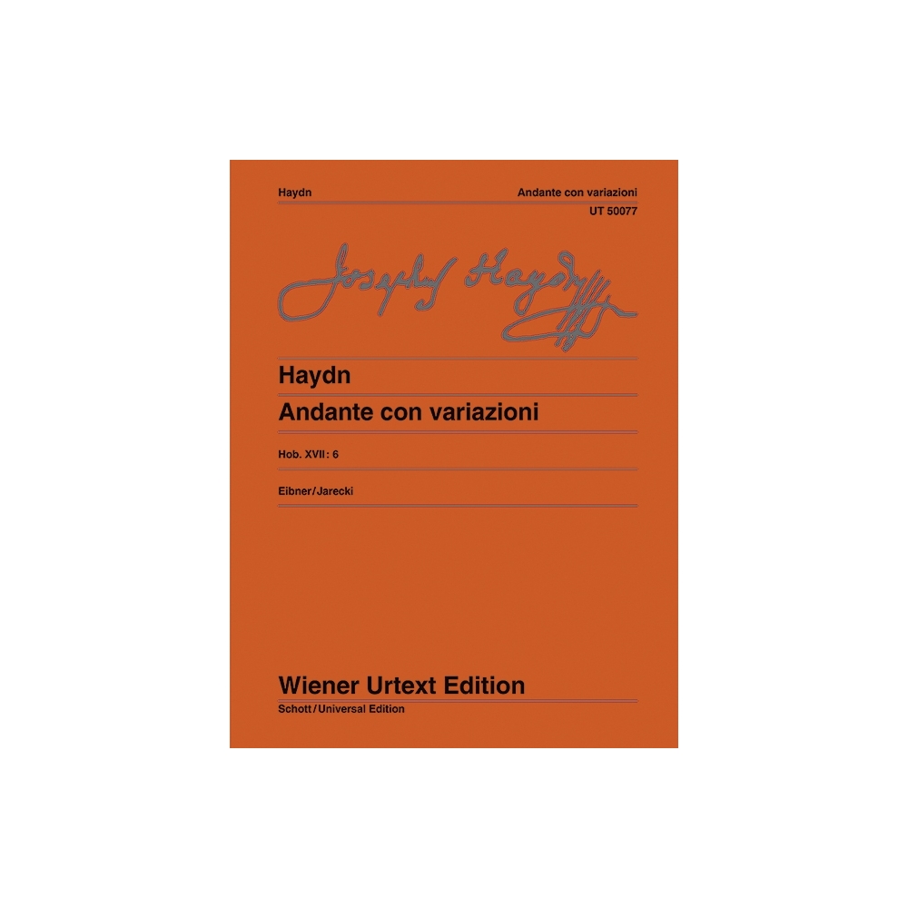 Haydn, Joseph - Andante with variations Hob. XVII:6 