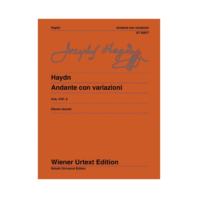 Haydn, Joseph - Andante with variations Hob. XVII:6