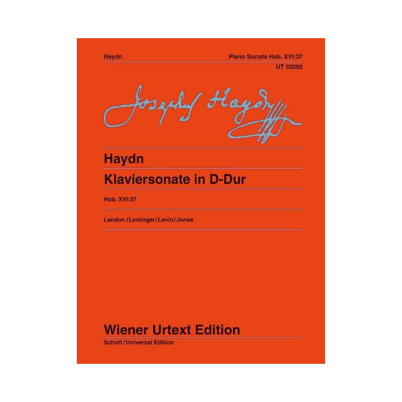 Haydn, Joseph - Piano Sonata D Major Hob. XVI:37 