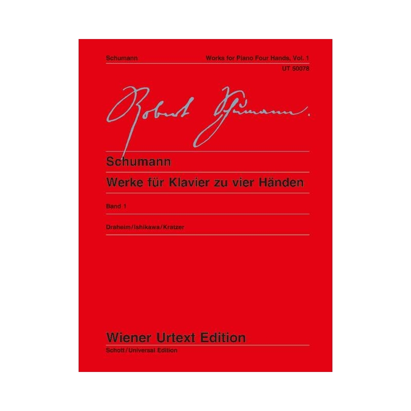 Schumann, Robert - Works for Piano Four Hands Vol. 1