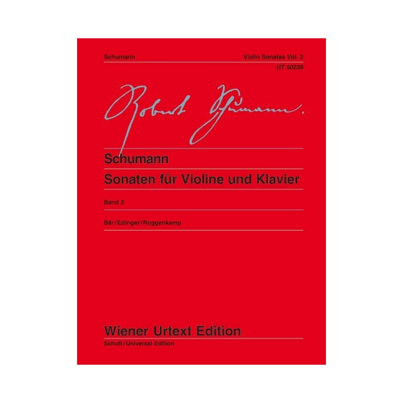 Schumann, Robert - Sonatas for Violin and Piano Vol. 2