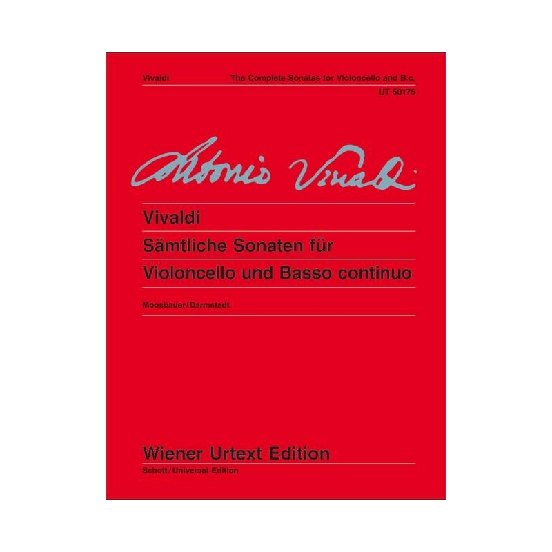 Vivaldi, Antonio - Complete Sonatas for Cello and Basso Continuo 