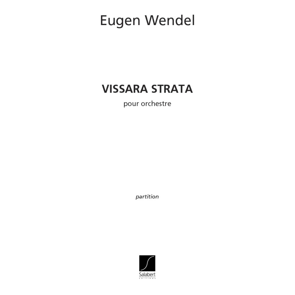 Wendel, Eugen - Vissara Strata