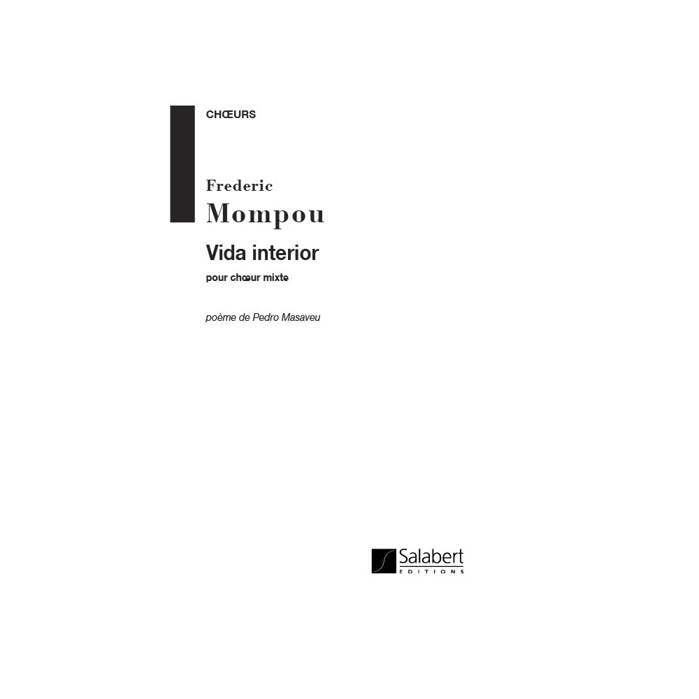 Mompou, Frederic - Vida Interior