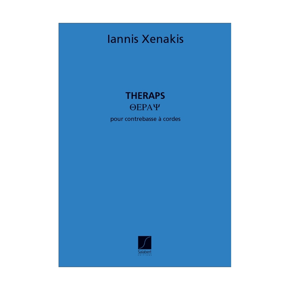 Xenakis, Iannis - Theraps, Pour Contrebasse Solo