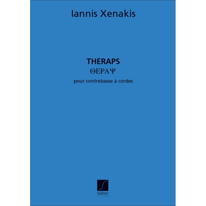 Xenakis, Iannis - Theraps, Pour Contrebasse Solo