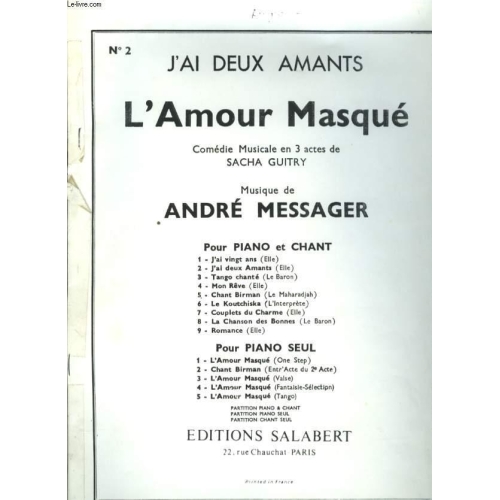 Messager, André - Tango...