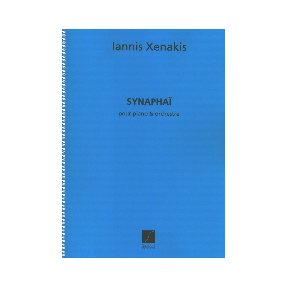 Xenakis, Iannis - Synaphai Piano Et Orchestre Partition