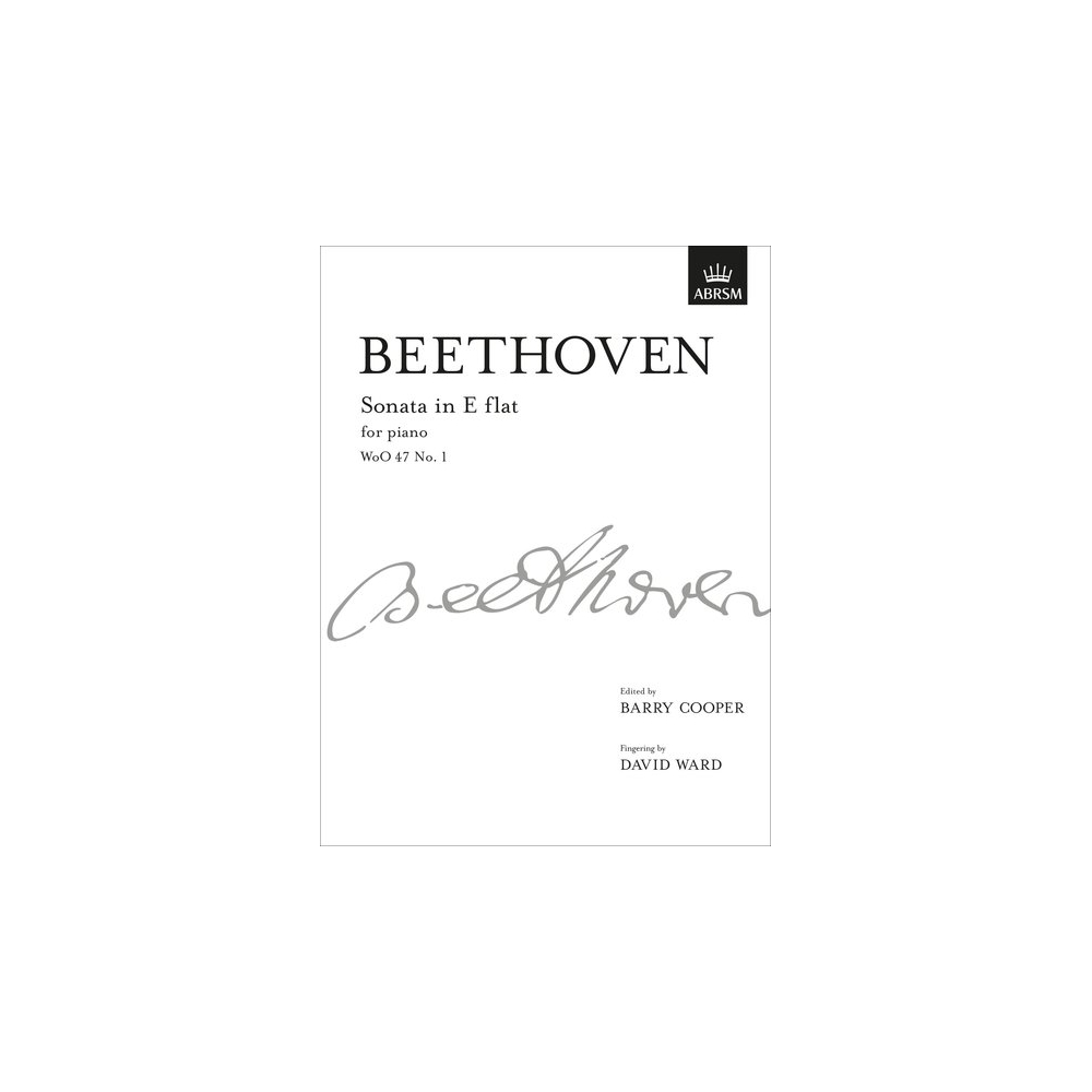 Beethoven, L.v - Sonata in E flat, WoO 47 No. 1