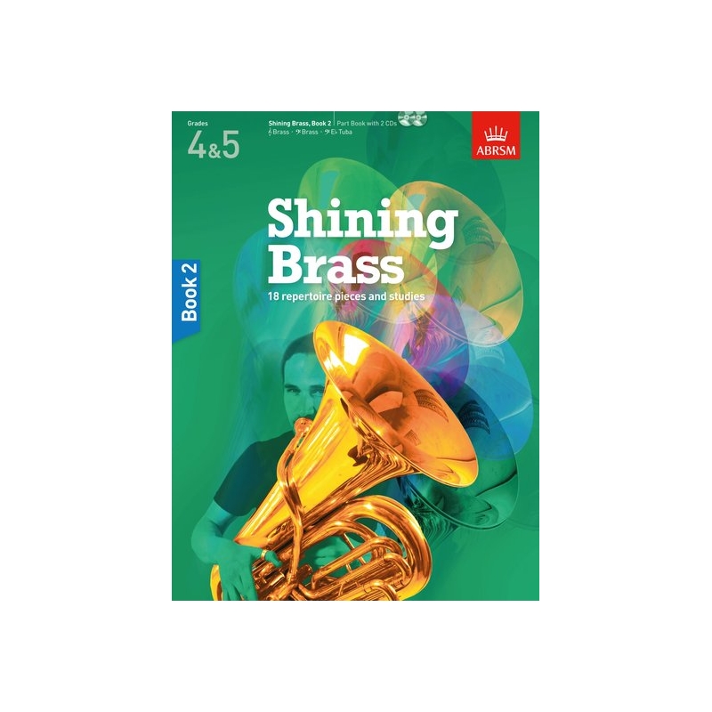 ABRSM Shining Brass Book 2 - Part Book/2CDs (Grades 4-5)