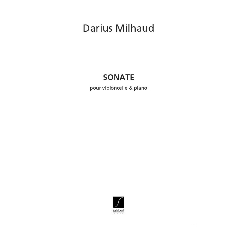 Milhaud, Darius - Sonate Opus 377