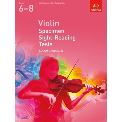 Violin Specimen Sight-Reading Tests, ABRSM Grades 6-8