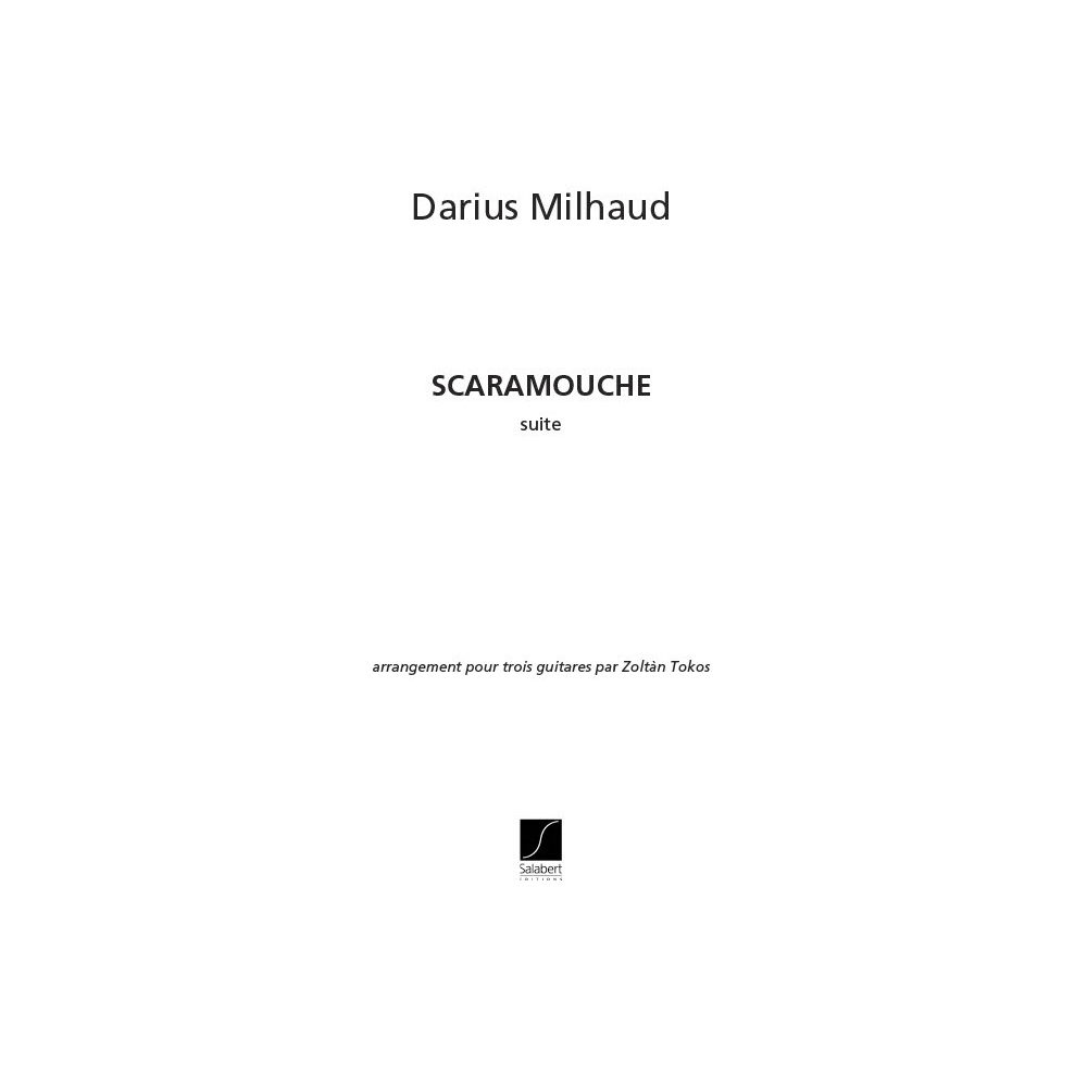 Milhaud, Darius - Scaramouche. Suite