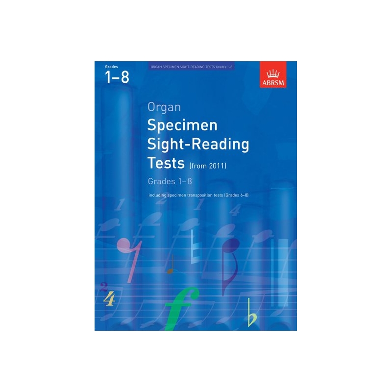 Organ Specimen Sight-Reading Tests, Grades 1-8 from 2011