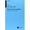 Jeune, Claude - Revecy Venir Du Printans