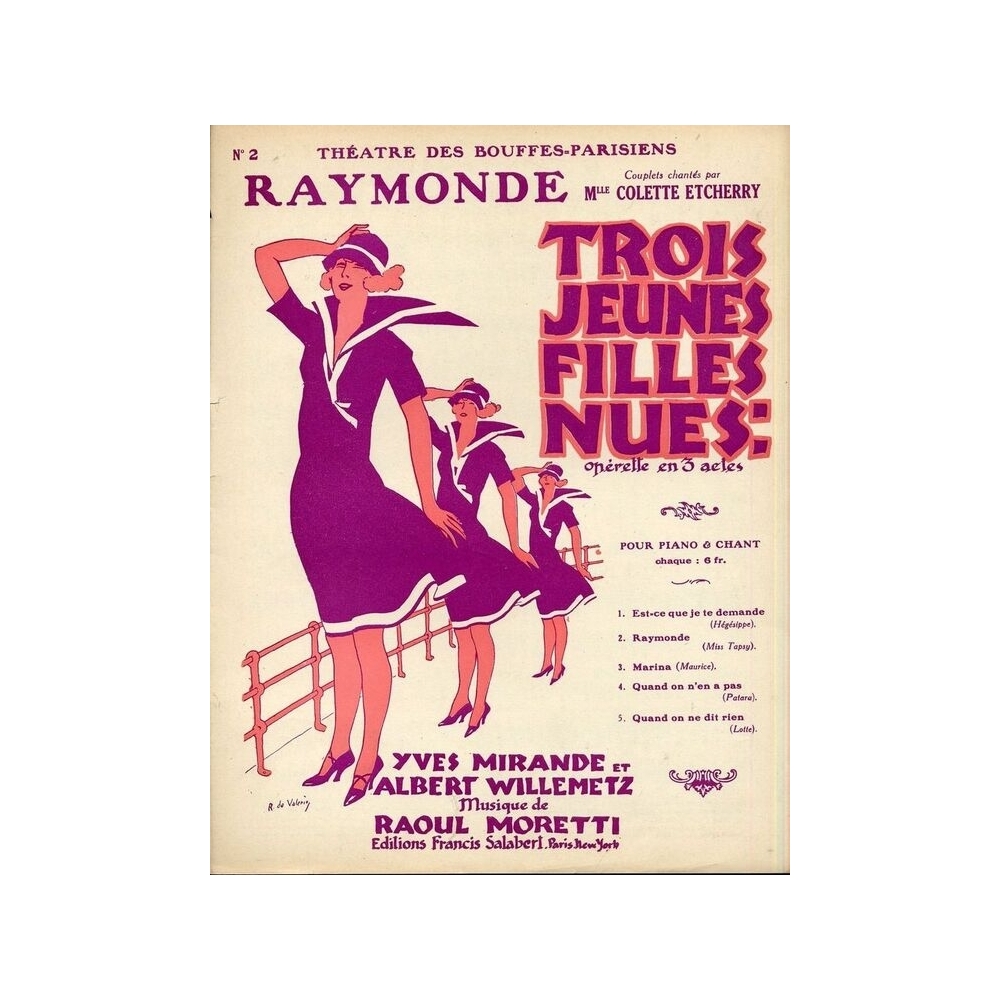Moretti, Luigi - Raymonde Varioustes (Cht-Pno
