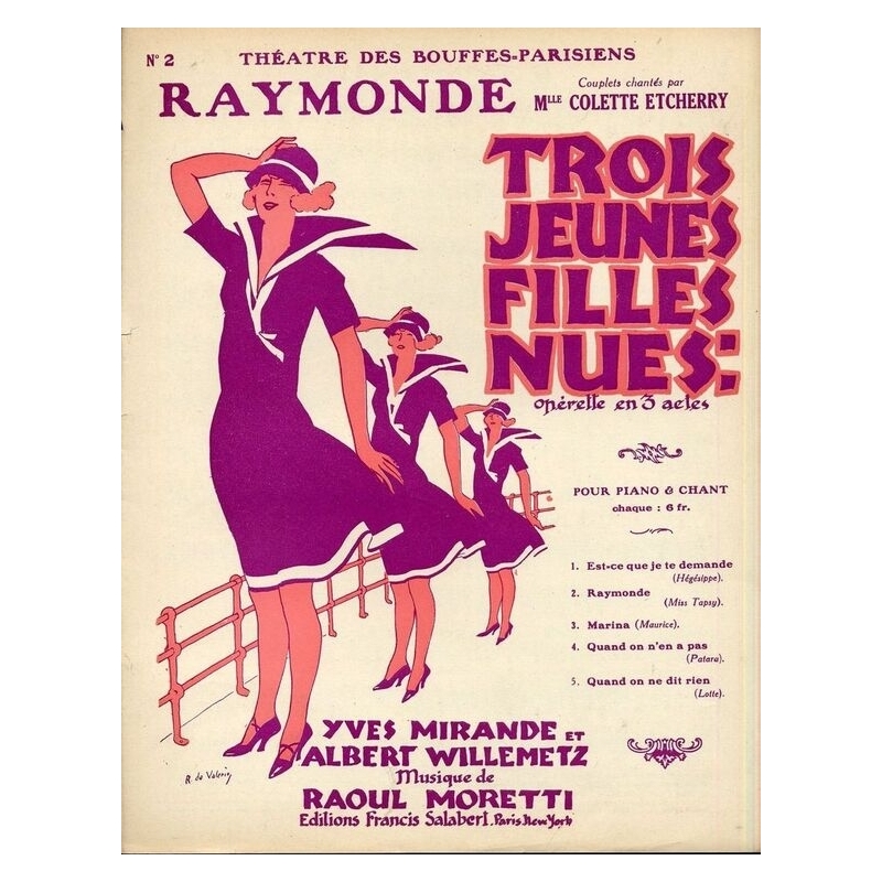 Moretti, Luigi - Raymonde Varioustes (Cht-Pno