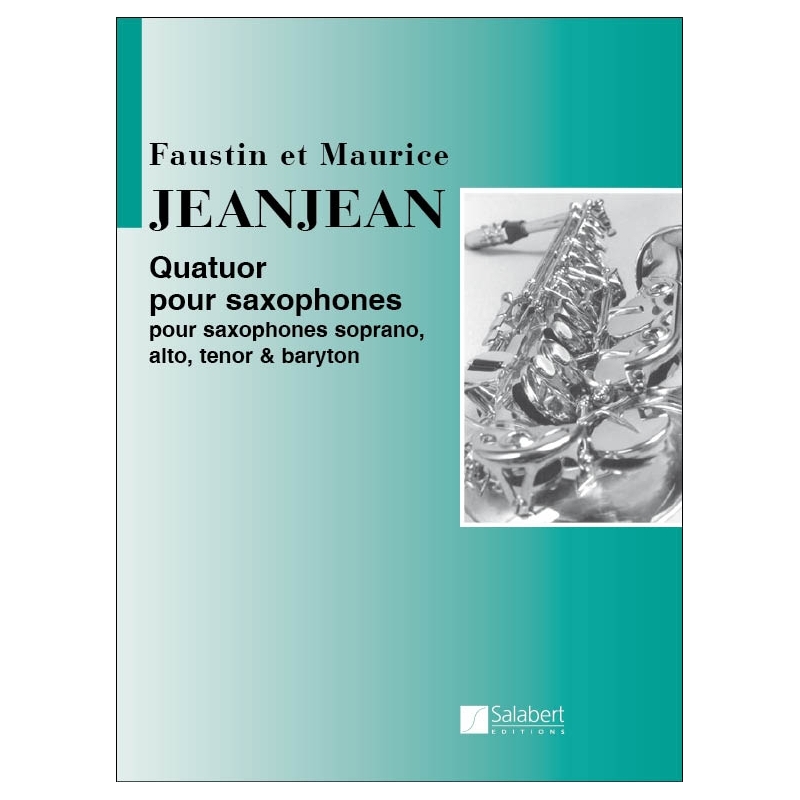 Jeanjean, F. - Quatuor Pour Saxophones Partition Et Parties