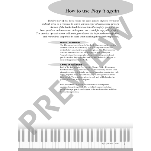 Spanswick, Melanie - Play it again: Piano Book 1