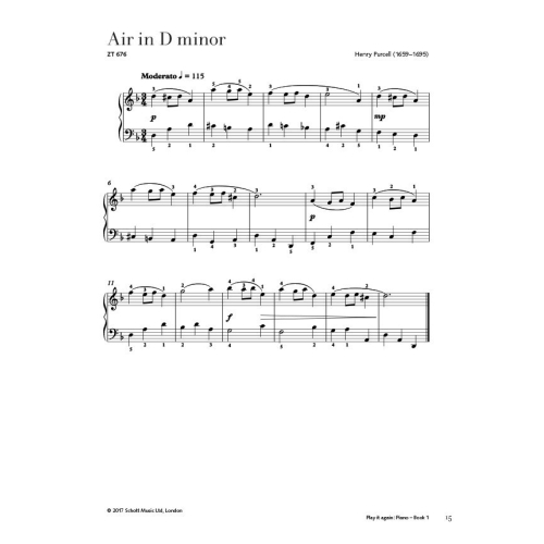 Spanswick, Melanie - Play it again: Piano Book 1