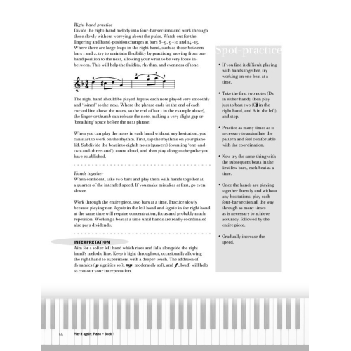 Spanswick, Melanie - Play it again: Piano Book 1