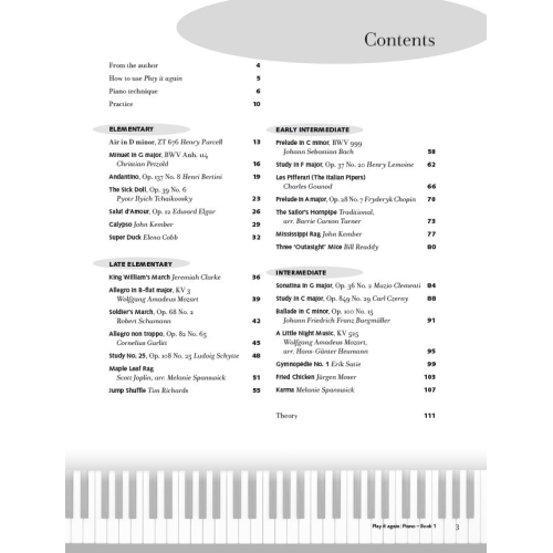 Spanswick, Melanie - Play it again: Piano Book 1