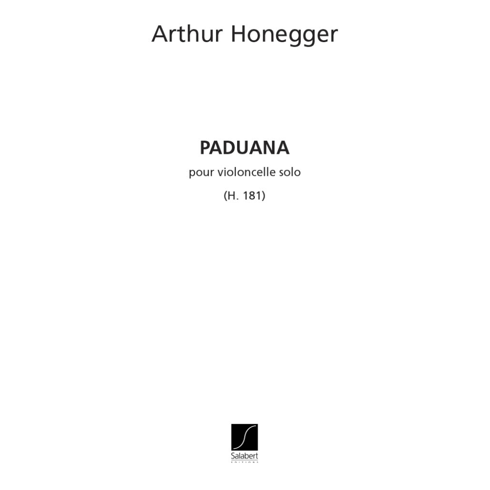 Honegger, Arthur - Paduana