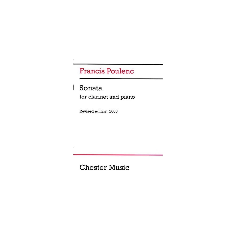 Poulenc, Francis -  Clarinet Sonata (2006 Edition)