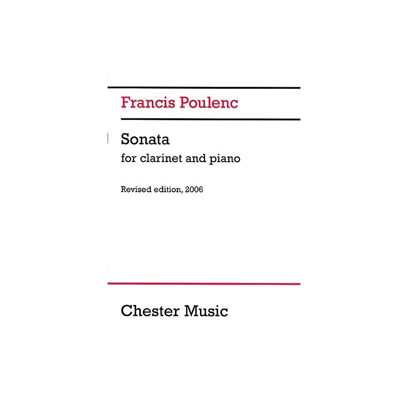 Poulenc, Francis - Clarinet Sonata