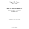 Hahn, Reynaldo - Moi J'M'Appell Ciboulette Chant-Piano