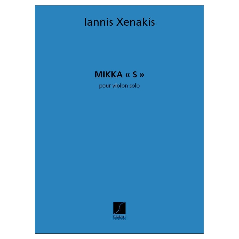 Xenakis, Iannis - Mikka S Pour Violon Solo