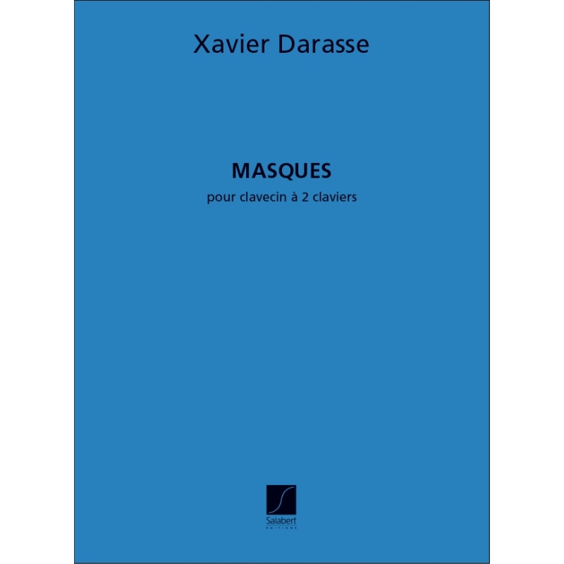 Darasse, Xavier - Masques Clavecin Partition
