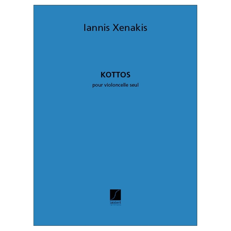 Xenakis, Iannis - Kottos Pour Violoncelle Seul