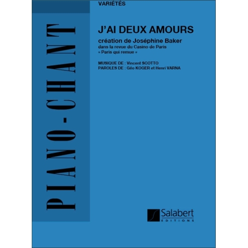 Scotto, Vincent - J'Ai Deux Amours