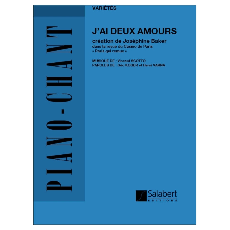 Scotto, Vincent - J'Ai Deux Amours