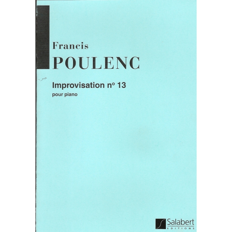Poulenc, Francis - Improvisation N 13