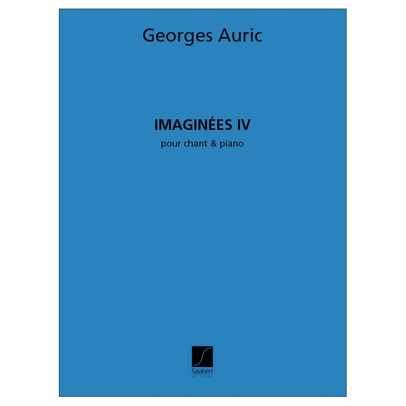 Imaginées IV Chant-Piano