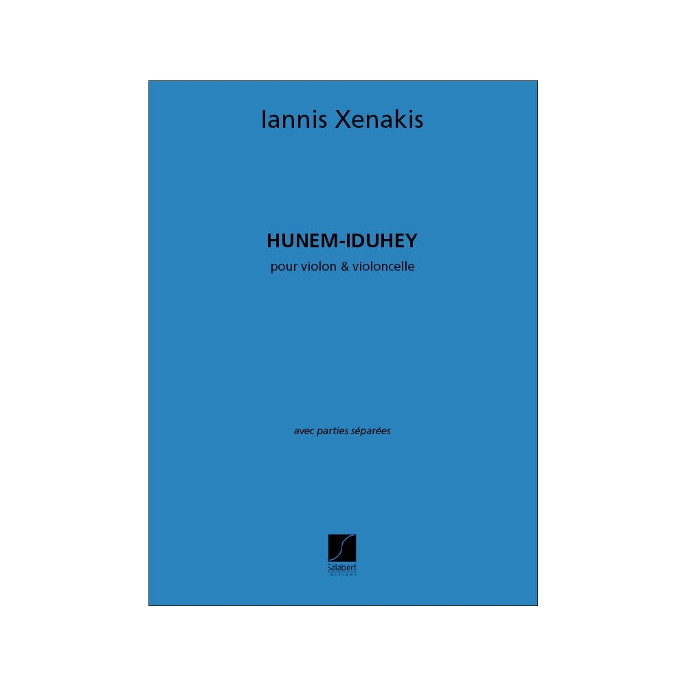 Xenakis, Iannis - Hunem Iduhey Violon Et Violoncelle