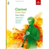 Clarinet Exam Pack from 2022, ABRSM Grade 4